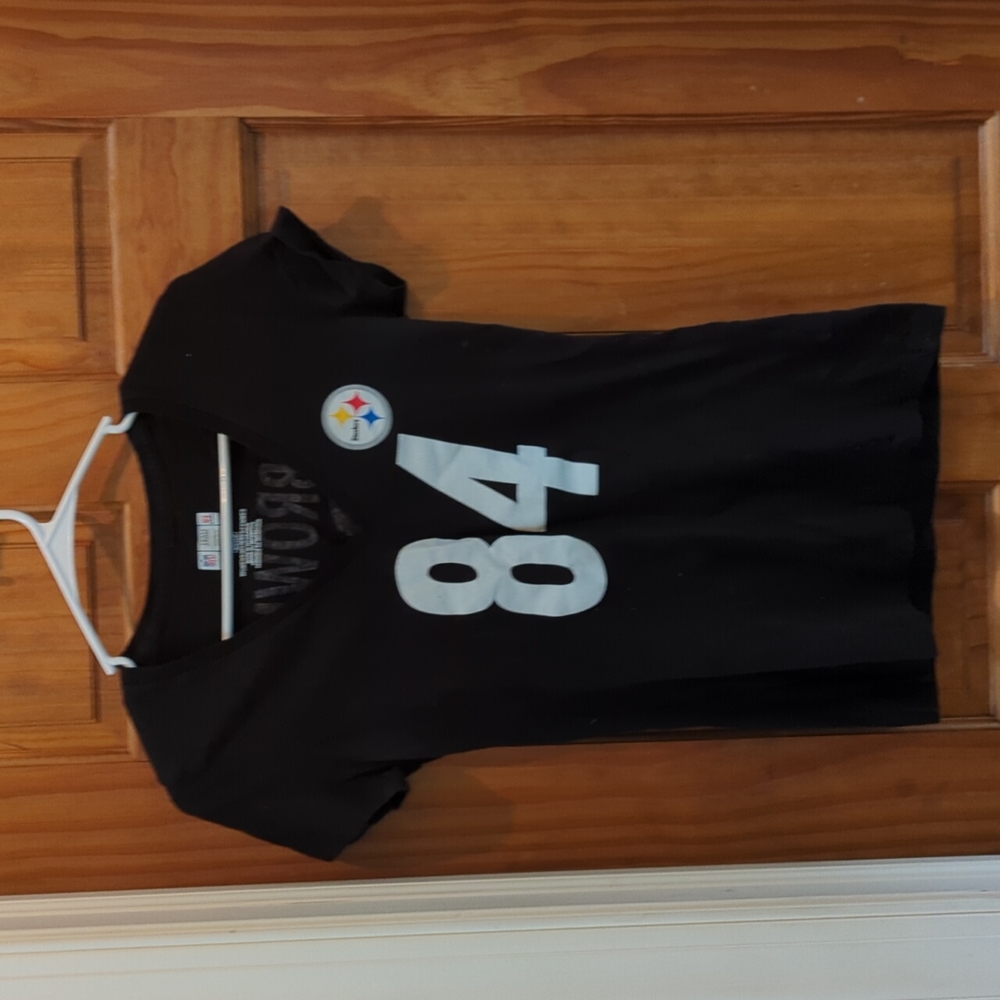 Pittsburgh Steelers tshirt #84 Brown
